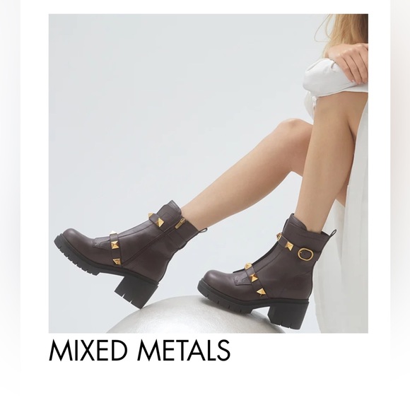 NIB Nine West Junga Booties Rock Stud - Picture 6 of 6